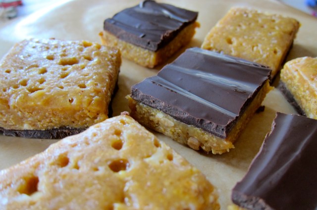 Crispy Peanut Butter Chocolate Squares