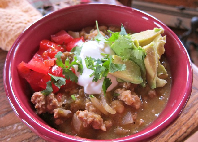 Loaded White Chicken Chili